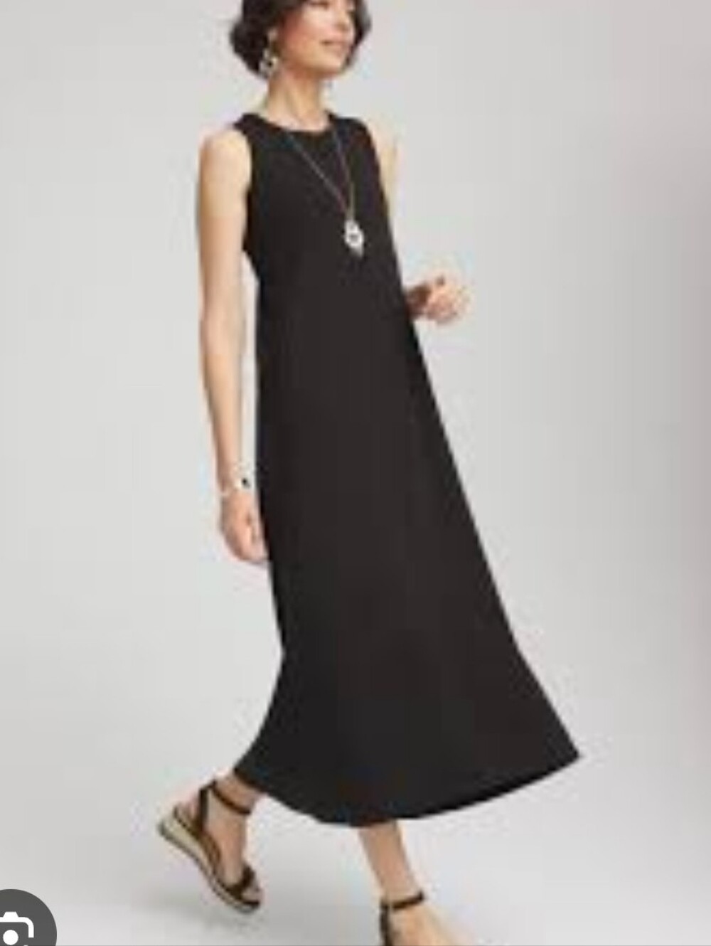 Chico's High Low V Neck Dress